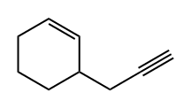 3-(2-Propynyl)-1-cyclohexene Struktur