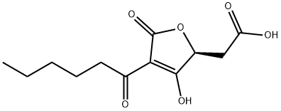 VIRIDICATICACID Struktur