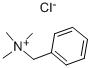 Benzyltrimethylammonium chloride Structure