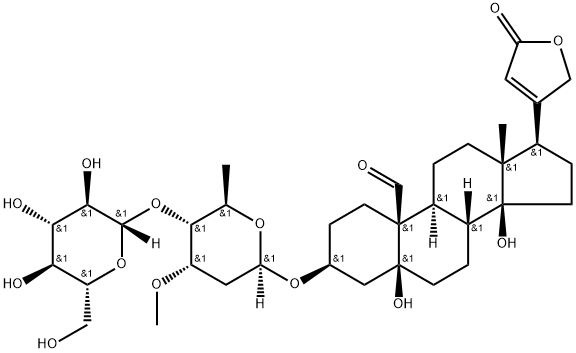 K-strophanthin-beta Struktur