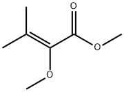 2-Butenoic acid, 2-methoxy-3-methyl-, methyl ester Struktur