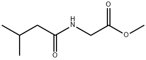 N-(3-Methyl-1-oxobutyl)glycine methyl ester Struktur