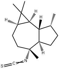 Decahydro-4-isothiocyanato-1,1,4,7-tetramethyl-1H-cycloprop[e]azulene Struktur