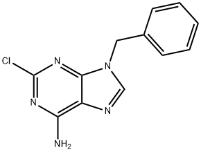 9-BENZYL-2-CHLORO-9H-PURIN-6-YLAMINE Struktur