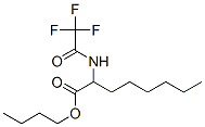 2-[(Trifluoroacetyl)amino]octanoic acid butyl ester Struktur