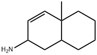 1,2,4a,5,6,7,8,8a-Octahydro-4a-methyl-2-naphthalenamine Struktur