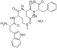 CHOLECYSTOKININ FRAGMENT 30-33 AMIDE HYDROCHLORIDE Struktur