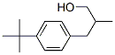 3-(p-tert-butylphenyl)-2-methylpropanol Struktur