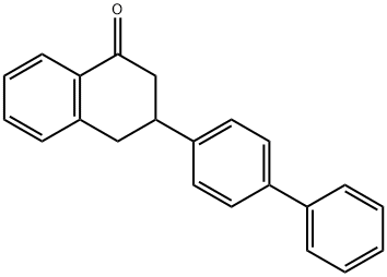 3-[1,1'-biphenyl]-4-yl-3,4-dihydronaphthalen-1(2H)-one Struktur