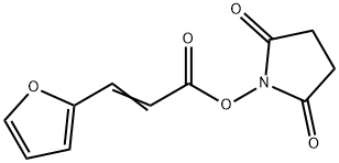 3-(2-FURYL)ACRYLIC ACID*N-HYDROXYSUCCINI MIDE ESTER Struktur