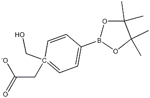 4-(Acetoxymethyl)benzeneboronic acid pinacol ester Struktur