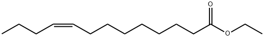 9-tridecenoic acid, ethyl ester Struktur