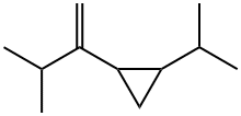 1-(1-Methylethyl)-2-(2-methyl-1-methylenepropyl)cyclopropane Struktur