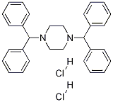 1,4-Bis(benzhydryl)piperazine Dihydrochloride Struktur