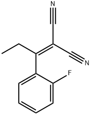 Propanedinitrile, [1-(2-fluorophenyl)propylidene]- (9CI) Struktur