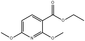 ETHYL 2,6-DIMETHOXYPYRIDINE-3-CARBOXYLATE Struktur