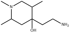 4-(2-AMINO-ETHYL)-1,2,5-TRIMETHYL-PIPERIDIN-4-OL Struktur