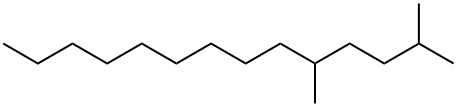 2,5-Dimethyltetradecane Struktur