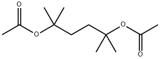 1,1,4,4-tetramethylbutane-1,4-diyl diacetate Struktur