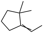 2-Ethylidene-1,1-dimethylcyclopentane Struktur