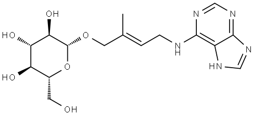 TRANS-ZEATIN GLUCOSIDE Struktur