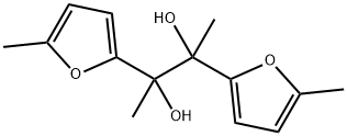 2,3-Bis(5-methyl-2-furanyl)-2,3-butanediol Struktur