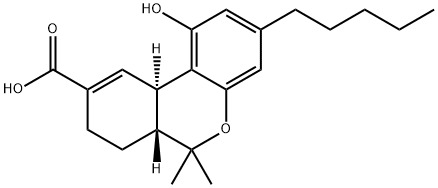 (-)-11-NOR-9-CARBOXY-DELTA9-THC Struktur