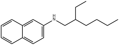 N-(2-ethylhexyl)naphthalen-2-amine Struktur