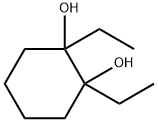 1,2-Diethyl-1,2-cyclohexanediol Struktur