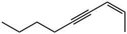 (Z)-2-Nonen-4-yne Struktur