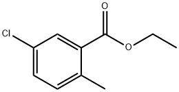 5-氯-2-甲基苯甲酸乙酯 結(jié)構(gòu)式