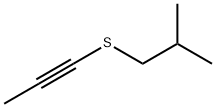 1-Propyne, 1-((2-methylpropyl)thio)- Struktur