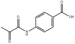 Benzoic acid, 4-[(1,2-dioxopropyl)amino]- (9CI) Struktur