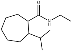 N-ethyl-2-isopropylcycloheptanecarboxamide  Struktur