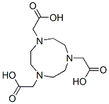 1,4,7-triazacyclononane-N,N',N''-triacetic acid Struktur