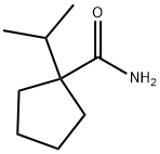 Cyclopentanecarboxamide,  1-(1-methylethyl)- Struktur