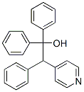 1,1,2-triphenyl-2-pyridin-4-yl-ethanol Struktur