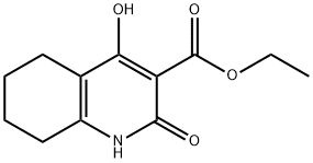 Ethyl 4-hydroxy-2-oxo-1,2,5,6,7,8-hexahydroquinoline-3-carboxylate Struktur