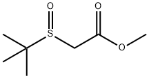 METHYL TERT-BUTYLSULFINYLACETATE Struktur