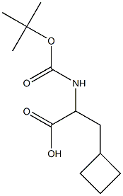 BOC-DL-CYCLOBUTYLALANINE Struktur