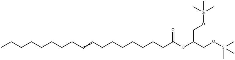 2-[(Trimethylsilyl)oxy]-1-([(trimethylsilyl)oxy]methyl)ethyl (9E)-9-oc tadecenoate Struktur