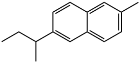 2-methyl-6-(1-methylpropyl)naphthalene Struktur