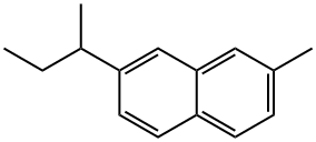 2-methyl-7-(1-methylpropyl)naphthalene Struktur