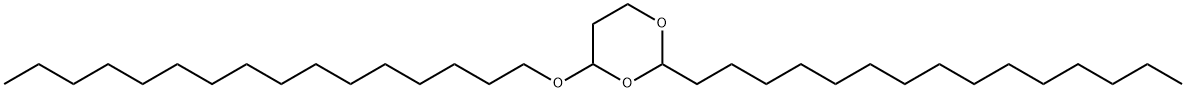 2-Pentadecyl-4-(hexadecyloxy)-1,3-dioxane Struktur