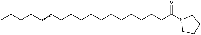 1-(13-Octadecenoyl)pyrrolidine Struktur