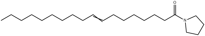 1-(8-Octadecenoyl)pyrrolidine Struktur