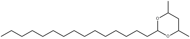 4,6-Dimethyl-2-pentadecyl-1,3-dioxane Struktur