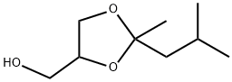 4-Hydroxymethyl-2-isobutyl-2-methyl-1,3-dioxolane Struktur