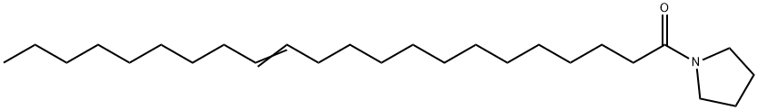 1-(1-Oxo-13-docosenyl)pyrrolidine Struktur