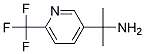 2-(6-(trifluoromethyl)pyridin-3-yl)propan-2-amine Struktur